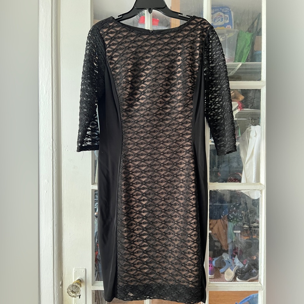 Anne Klein black body con dress. Worn once. Size 12.